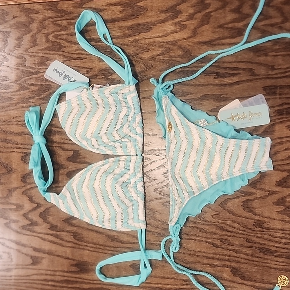 Luli fama Espuma de mar bikini set
